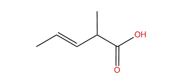 (E)-3-Methyl-2-pentenoic acid